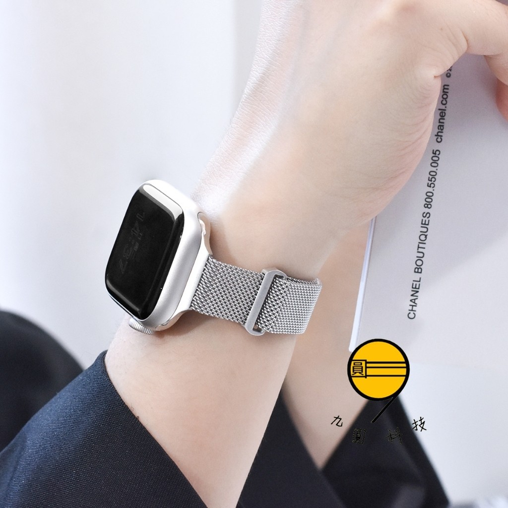 超細款 女生錶帶 磁吸 適用 Apple Watch 11 10 錶帶 9 8 7 SE 金屬錶帶 42mm 46mm