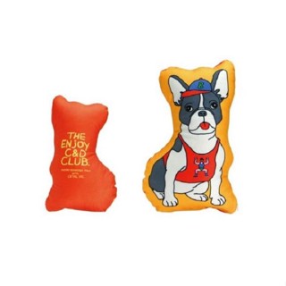 日本 DETAIL Midori Komatsu The Enjoy C&D Club 抱枕/ Dog Orange eslite誠品