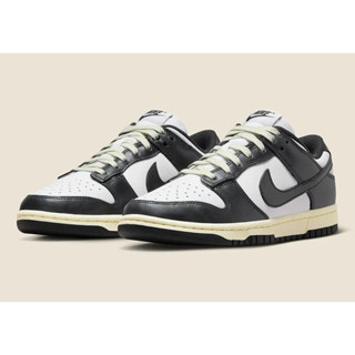 耐吉 Nike Dunk Low'Vintage Panda' 白色黑色 FQ8899-100 女式全新