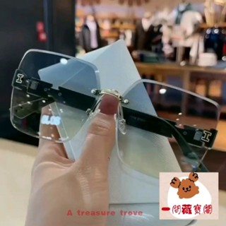 禪緣香捨●2023年新款太陽眼鏡大框顯瘦防紫外綫墨鏡女潮ins高階感無框圓臉
