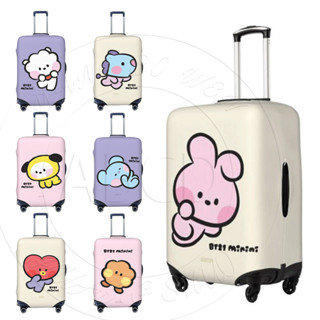 Bt21 minini 保護性旅行箱套 JUNGKOOK TAEHYUNG COOKY TATA 行李箱套 BTS 防水