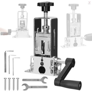 便攜式家用剝線器手動剝線工具 1-25mm 電纜電動剝線機帶手搖曲柄支撐與手電鑽一起使用