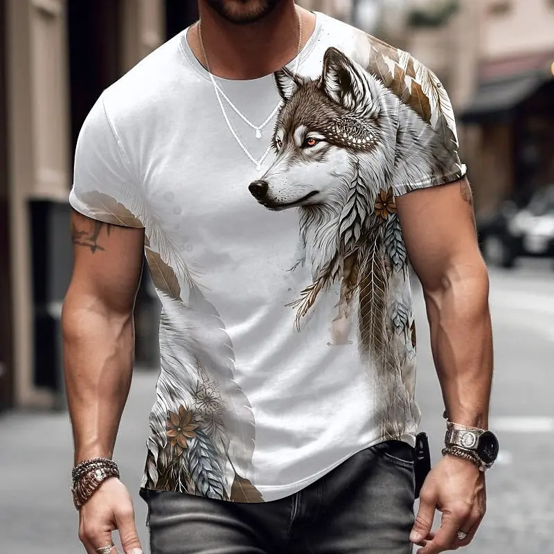 Tiger, Summer, Summer, Summer, Men, T 恤, 短袖上衣, Cool Men, 冬季 