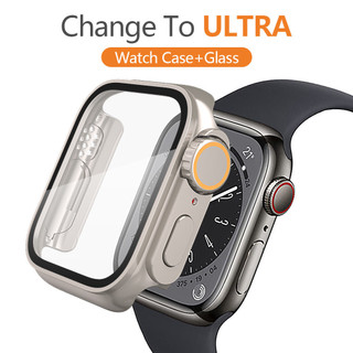 【UNG】適用蘋果秒變Ultra49MM一體手錶殼蘋果手錶S8/7/6/5/4/SE保護殼套