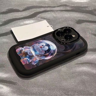 哆啦夢 雨衣哆啦A夢手機殼適用於iPhone 16/15/14/13/12/X/7/11/Plus/pro Max全包磨