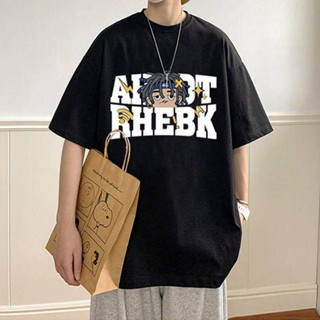 NANS 臺灣現貨 短袖男 短袖T恤男夏季2024新款寬鬆上衣ins潮牌美式復古男生印花半袖體恤