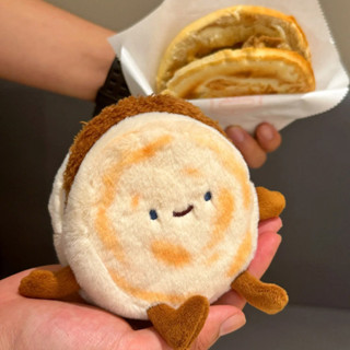 🤩買到賺到🤩肉夾饃玩偶 毛絨玩具 陝西西安文創可愛絨饃饃公仔 掛件生日禮物 交換禮物