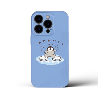 汗流浹背~企鵝手機殼適用iphone15promax蘋果16可愛13日韓12菲林14華為mate60榮耀pura70小米