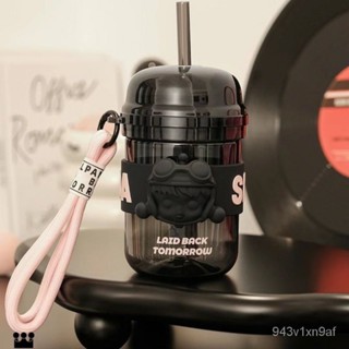 【正品】泡泡瑪特SKULLPANDA立體隨行杯 潮玩週邊衍生品新年禮物00