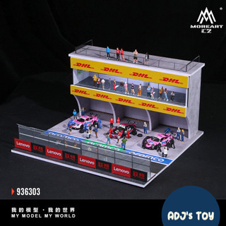 ADJ☁️【預購】MoreArt 1:64 保時捷卡雷拉杯亞洲 場景模型