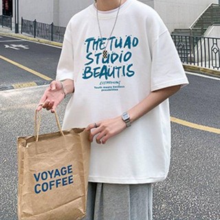 NANS 臺灣現貨 短袖男 短袖男生夏季t恤新款美式夏天潮牌半袖寬鬆上衣體恤男款