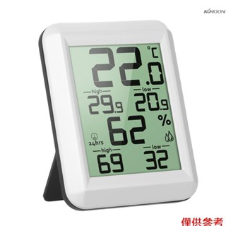 迷你數顯室內溫溼度計 °C/°F溫度+溼度顯示 溫溼表（不帶電池）
