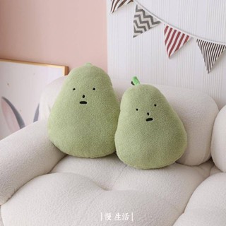 【臺灣出貨+免運】韓國軟QQ淡定水果抱枕 超軟絨毛靠墊 睡覺玩偶+INS風布娃娃 靠墊 雲朵般觸感 INS百萬博主同款