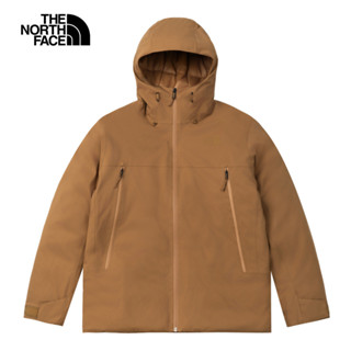 The North Face北面男款棕色DryVent防水透氣連帽羽絨外套｜83UM173 600蓬鬆度