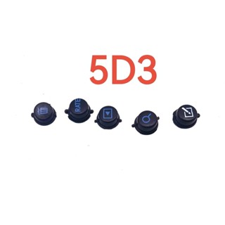 1 套全新適用於佳能 EOS 5D3 5DIII 5D4 5DIV 後殼菜單按鈕裝飾部件數碼單反相機維修