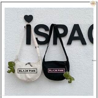 【新品】Blackpink 金智妮同款包包彩英lisa明星周邊智秀書包校園簡約背包 blackpink應援周邊同款斜挎包