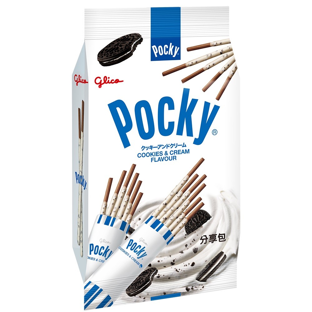 Pocky 百奇牛奶餅乾棒分享包九袋入