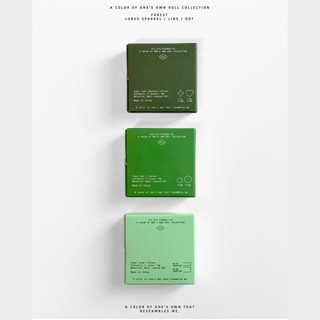 Flagg Forest Collection PET sticker roll・霧透 PET 貼紙卷