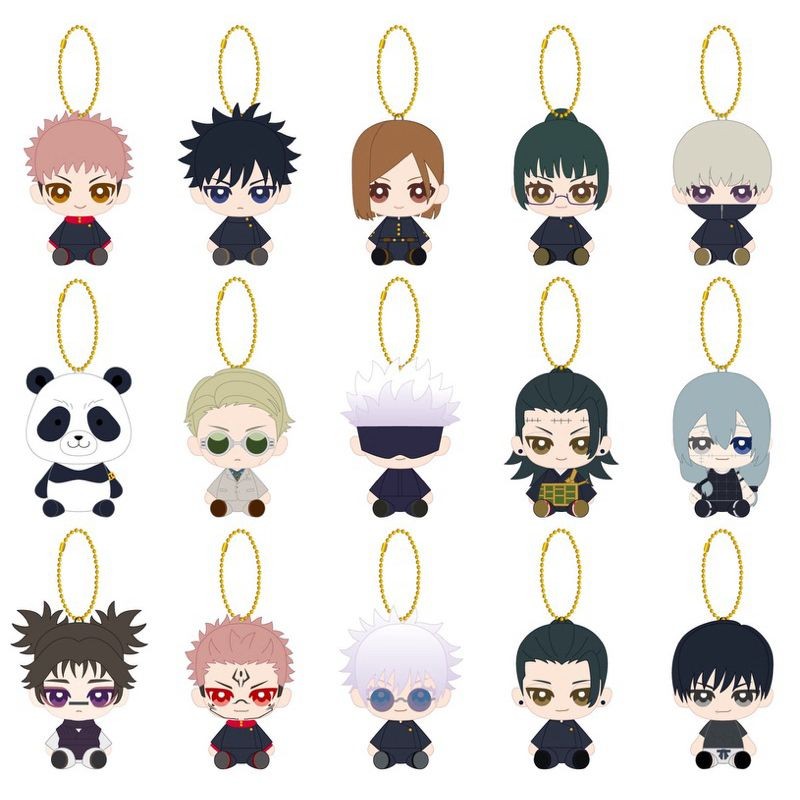 咒術迴戰 虎仗 伏黑惠 伏黑甚爾 脹相 宿儺 五條悟 夏油傑 七海建人 狗卷棘 chbi娃娃 絨毛 吊飾 布偶