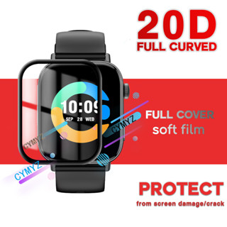 Colmi C8 Max智慧手錶貼膜全覆蓋保護膜20D曲面軟屏保護膜COLMI C8 Max智慧手錶螢幕保護膜