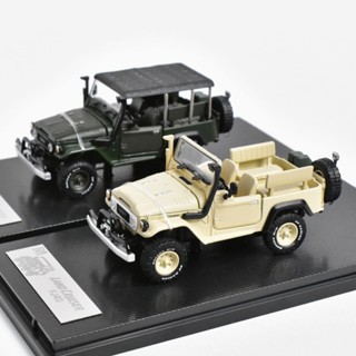 RM犀牛 1:64 豐田 陸巡FJ40 皮卡 可拆頂棚 開前蓋 合金汽車模型