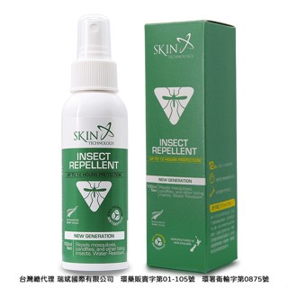 紐西蘭Skin Technology 25%派卡瑞丁瑞斌12H長效防蚊液/ 100ml/ 花香 eslite誠品