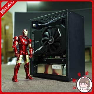 【貝貝精選】ITX機殼 手提式主機殼 小主機殼 艾羅拉u1 itx機箱a4機箱k39 1u電源套裝HTPC迷你便攜獨顯電