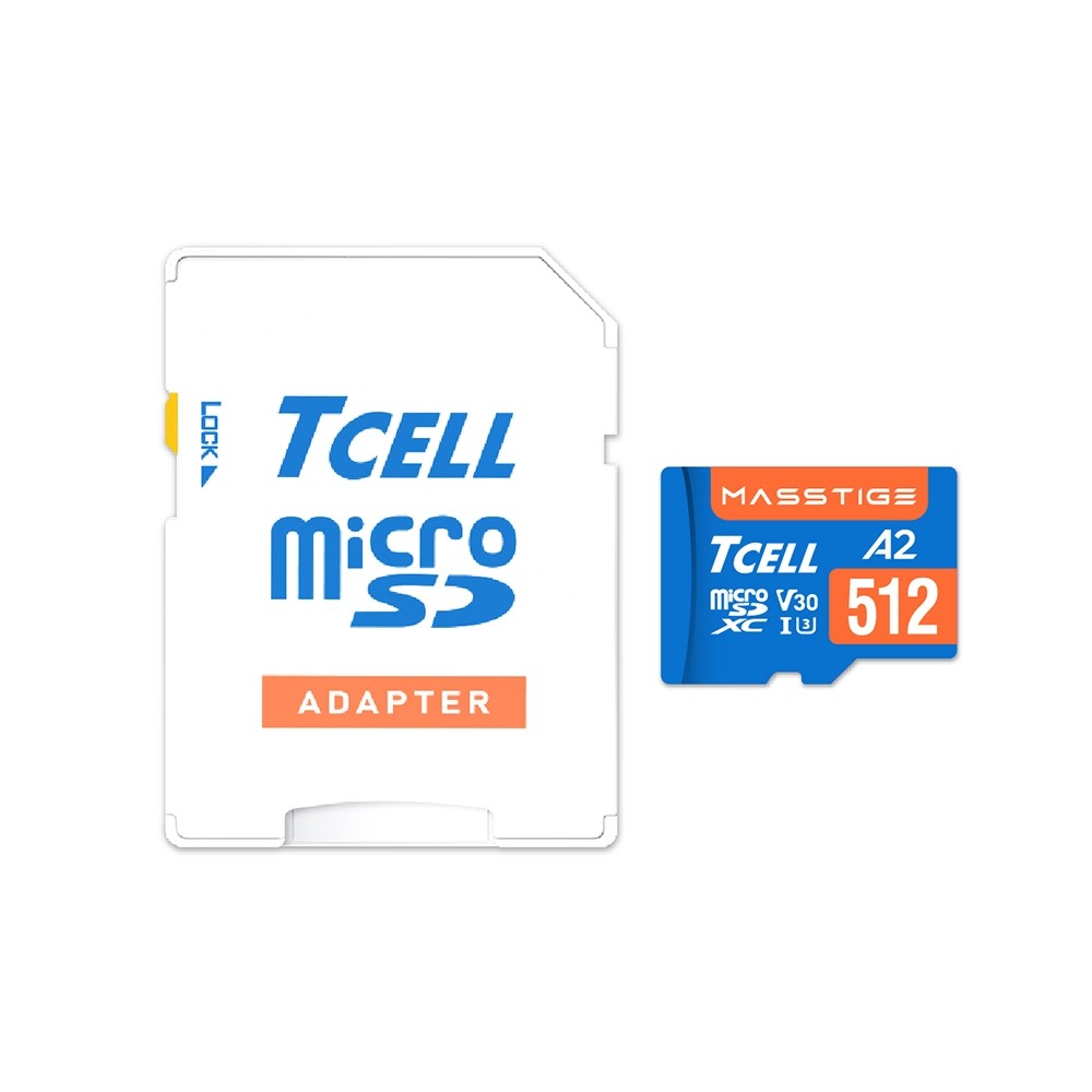 【TCELL 冠元】MASSTIGE A2 microSDXC UHS-I U3 V30 512GB 記憶卡