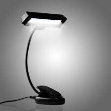 【譜架燈-一字燈】LED 閱讀燈 工作枱燈 雙頭燈 樂譜燈 譜燈 夾燈 夾子燈 夾書燈 LED檯燈 小臺燈
