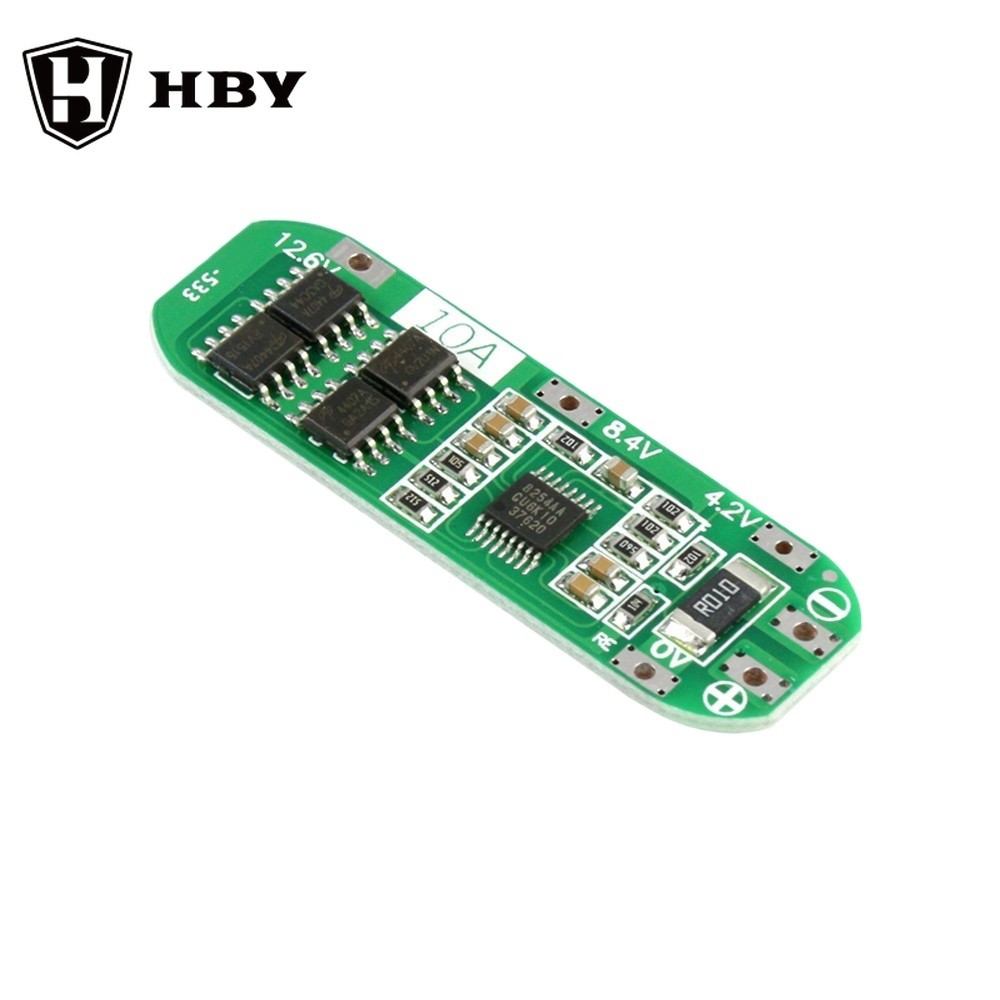 3s 10A 12V 鋰電池充電器保護板 3pcs 18650 鋰離子電池充電 BMS 11.1V 12.6V 帶平衡