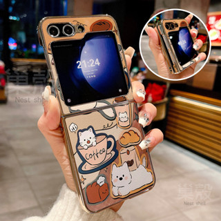 電鍍高階皮紋 麵包咖啡 貓咪狗 moto razr 50 40 Ultra razr50Ultra 防摔 手機殼 保護套
