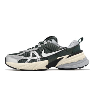 Nike 休閒鞋 V2K Run 男鞋 女鞋 液態銀 綠 復古慢跑鞋 老爹鞋 運動鞋 [ACS] HJ4497-300