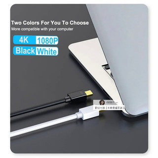 Mini DisplayPort 到 HDMI 相容適配器 4K/1080P Mini DP 公頭到高畫質母頭轉換器相容