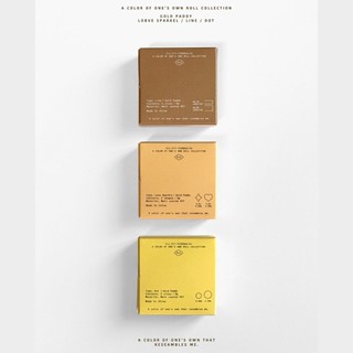 Flagg Gold Paddy Collection PET sticker roll・霧透 PET 貼紙卷