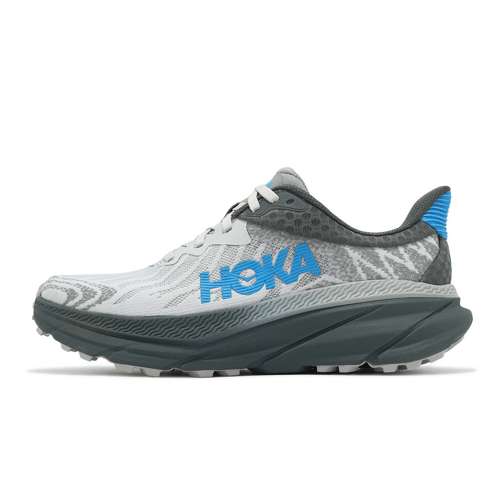 Hoka 越野跑鞋 Challenger ATR 7 全地形 戶外 野跑 寬楦 灰 男鞋 ACS 1134499OHK