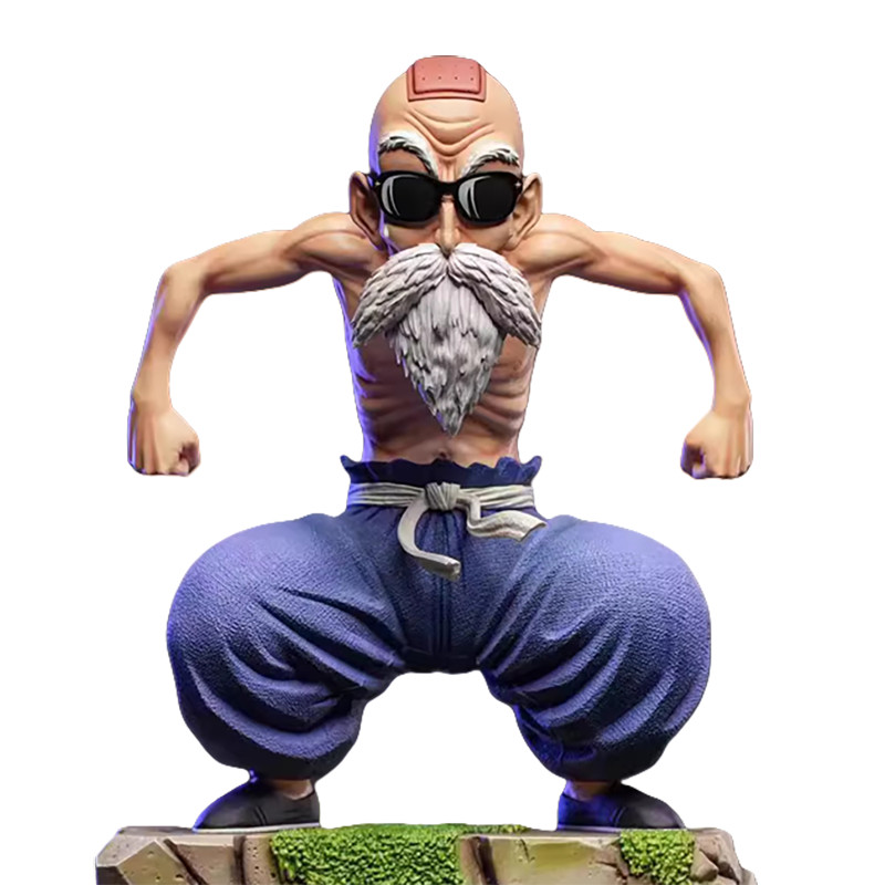 ✨賣場首發【武天老師經典重現】七龍珠 初代武道會 瘦版龜仙人可動公仔 龜派氣功蓄力姿勢 宗師風範趣味收藏