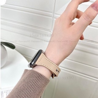復古小蠻腰 適用 Apple Watch 8 6 5 SE 7 皮革錶帶 41mm 45mm 49mm 蘋果手錶錶帶