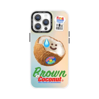 適用於夏天搞怪椰子iPhone15Promax磁吸手機殼vivox100華為mate60情侶pura70小米14蘋果16
