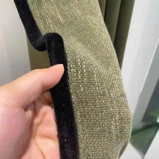 【JAC商行】爆款好物 黑色毛邊窗簾抱枕側邊配件，輔料 秒變復古美拉德、中古奶油風加長