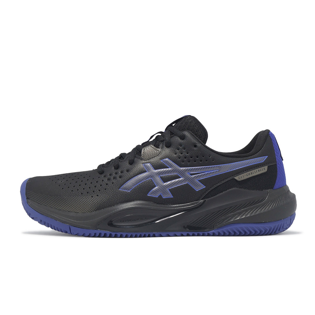 Asics 網球鞋 GEL-Challenger 15 Clay 男鞋 黑 紫 紅土鞋底 亞瑟士 1041A508001