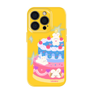 適用於蛋糕兔子iPhone15Promax華為pura70菲林手機殼軟殼reno12小米14蘋果13硬殼oppofind