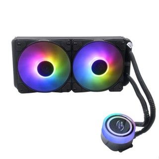 【現貨】電腦水冷散熱器 一件式式散熱器 水冷套裝 電腦水排散熱器 靜音高性能散熱器 遊戲主機CPU風扇 240水冷散熱器