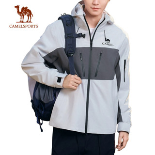 CAMEL SPORTS駱駝 夾克男士女士三合一衝鋒衣 戶外防風防水登山服
