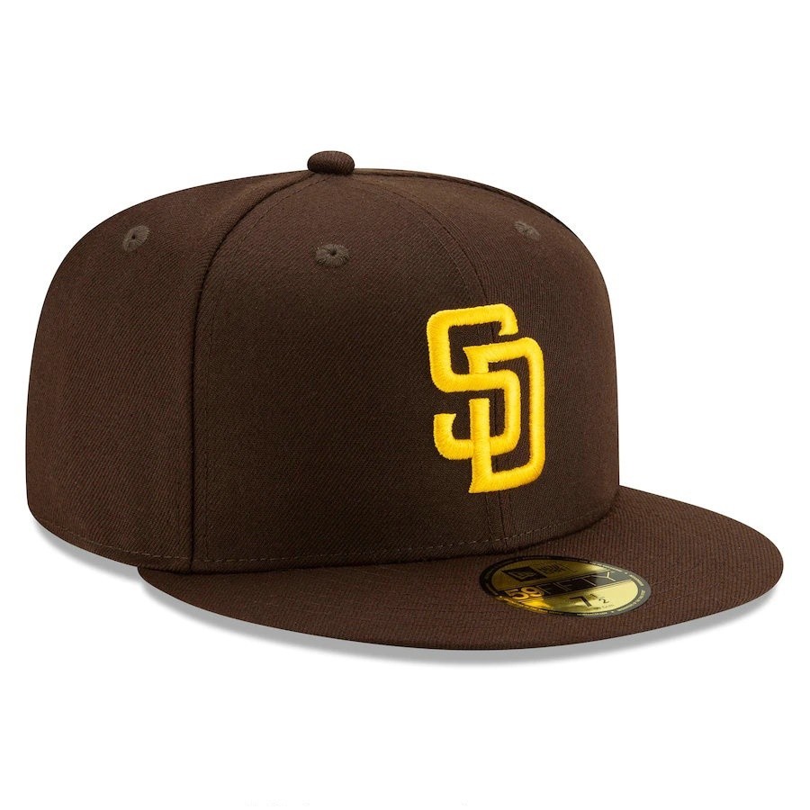 N.E.W E.R.A 5 9 F.I.F.T.Y San Diego 父母 M.L.B 扁平硬翼封閉式棒球帽