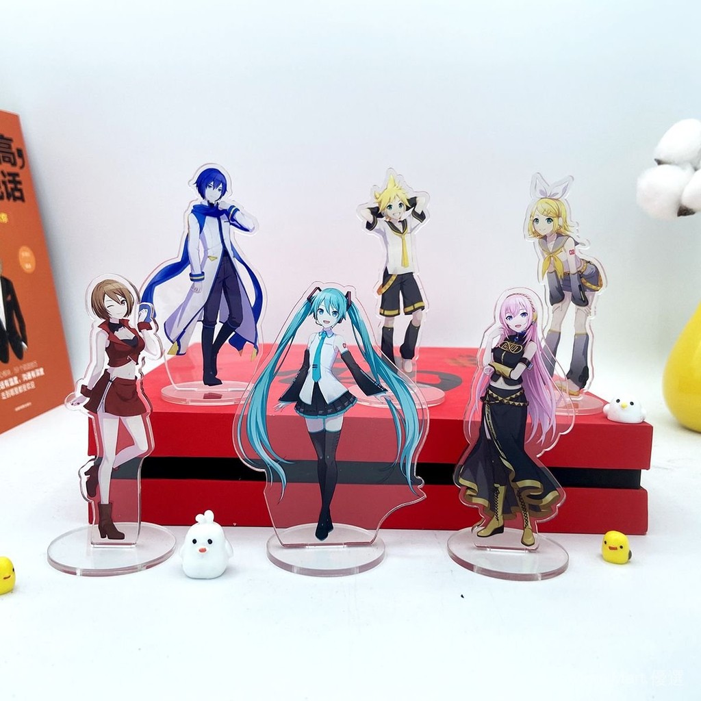 新店優惠 初音未來世界計劃亞剋力立牌鏡音鈴鏡音連KAITO巡音流歌MEIKO擺件 Mn