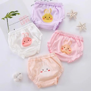 【Lucky Big Cat 】（兒童內褲）100% 純棉兒童女孩內衣內褲平角內褲嬰兒兒童可愛可愛內褲柔軟 0-4 歲女