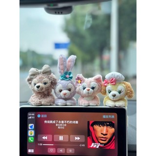 【台灣出貨】汽車中控裝飾 餅餅 黛露 達菲熊 汽車用品 車載用品 中控裝飾 車內裝飾 汽車裝飾 禮物