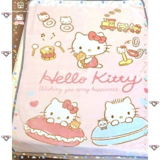 HelloKitty新款法蘭絨毛毯柔軟不掉毛 午休毯空調毯沙發小毛毯