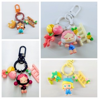 鑰匙扣掛件鑰匙扣 Molly Labubu 鑰匙扣公仔手工掛件 Popmart OFFICIAL Molly Dimoo