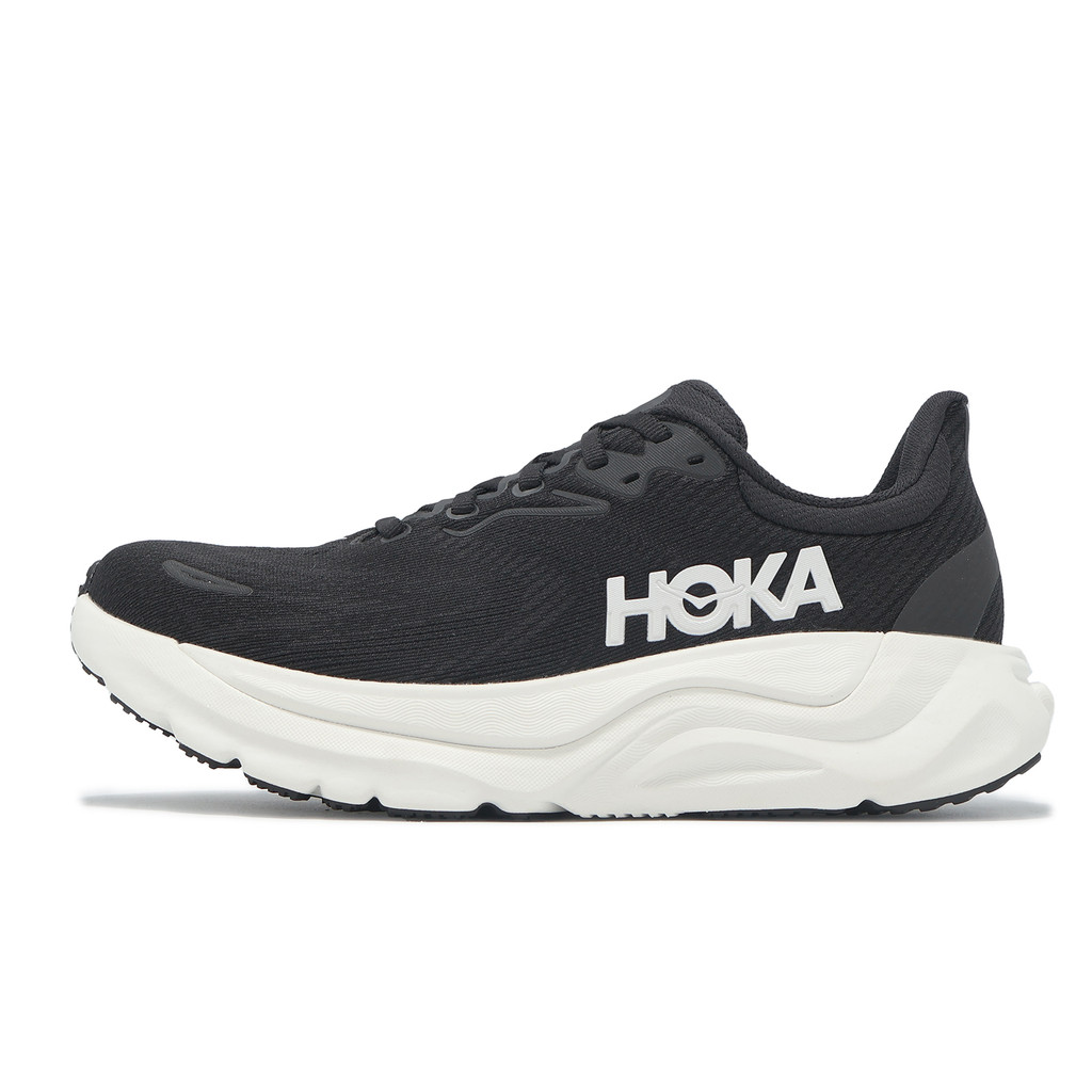 Hoka 慢跑鞋 Arahi 8 D 寬楦 女鞋 低足弓 支撐 黑 白 穩定 運動鞋 [ACS] 1168711BWHT